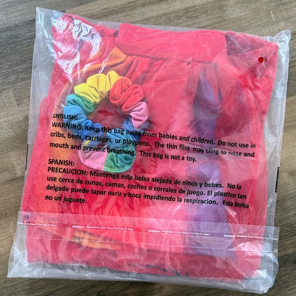 Sesame Street Elmo Red Tee and Colorful Skirt Set - Picture 4 of 4